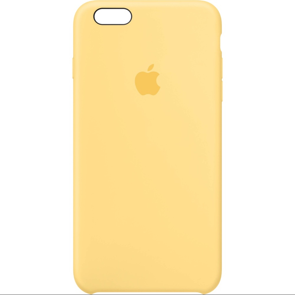 iPhone 6s Plus yellow silicone case